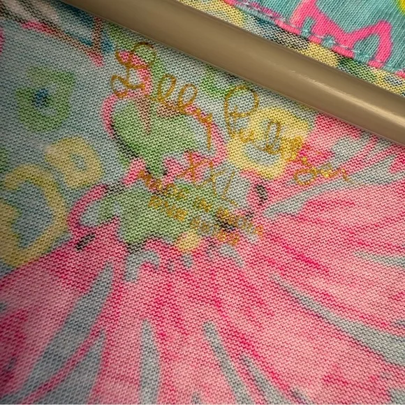 Lilly Pulitzer Floral Dress in Pink, Green, and Blue - Picture 4 of 6
